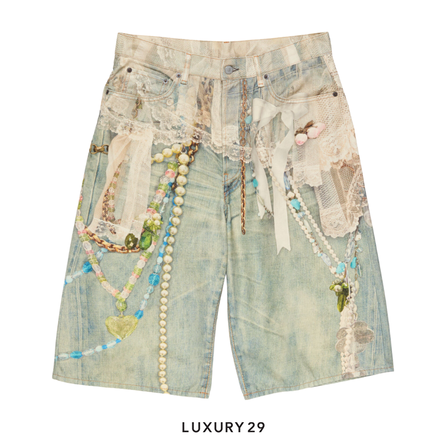 Acne Studios Denim shorts - loose fit