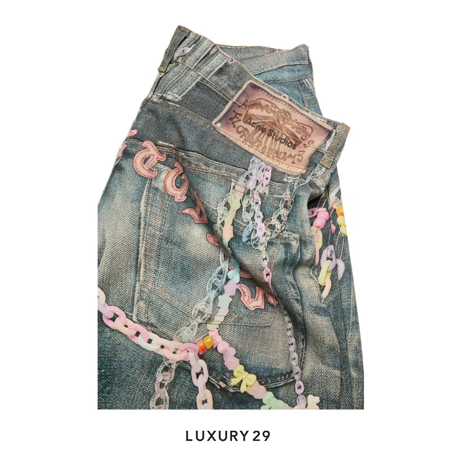 Acne Studios Denim shorts - loose fit Mid Blue ACNE STUDIOS