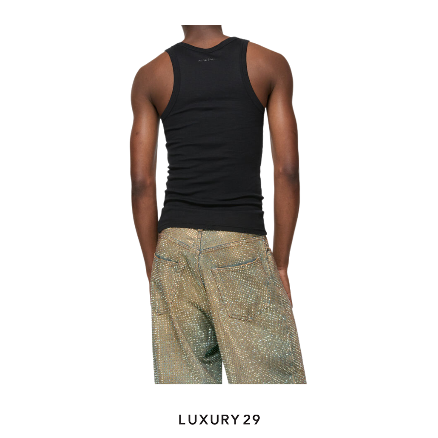 Acne Studios Logo tank top Black ACNE STUDIOS