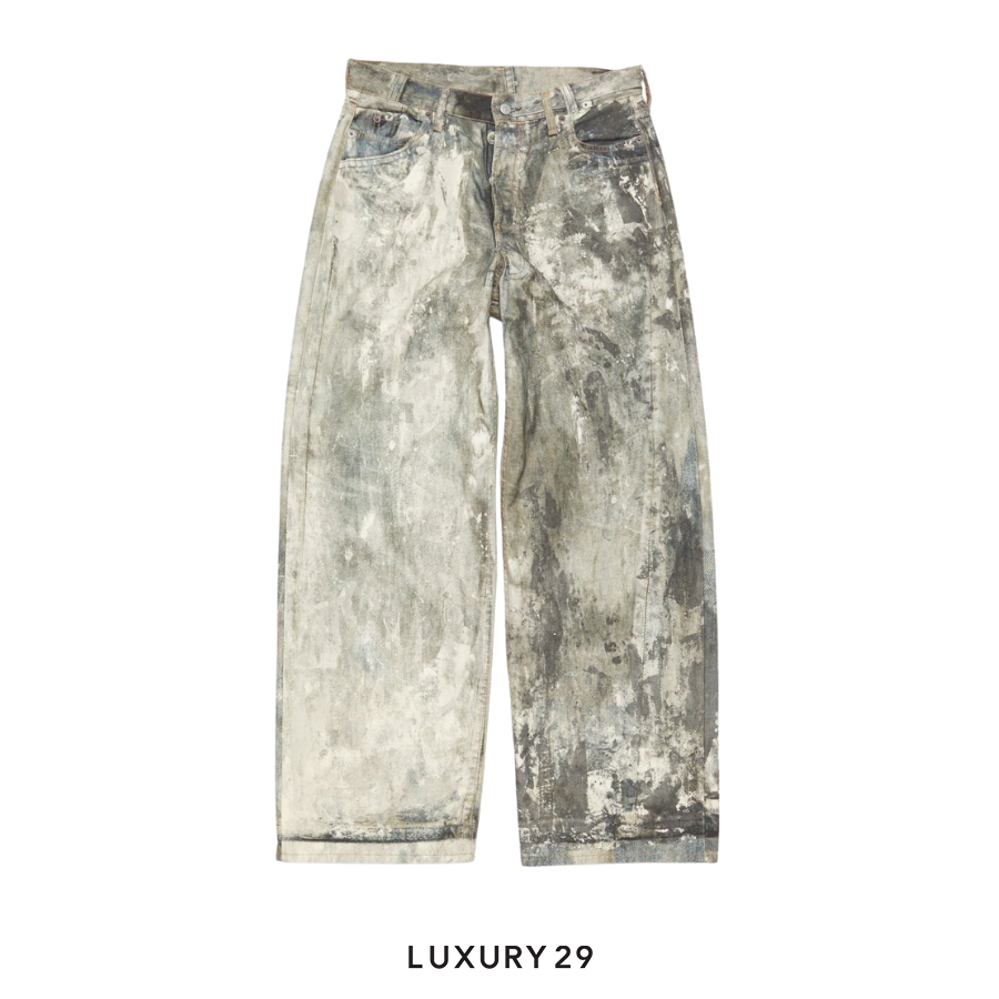 Acne Studios Loose fit trousers- 1981M Mid Blue ACNE STUDIOS