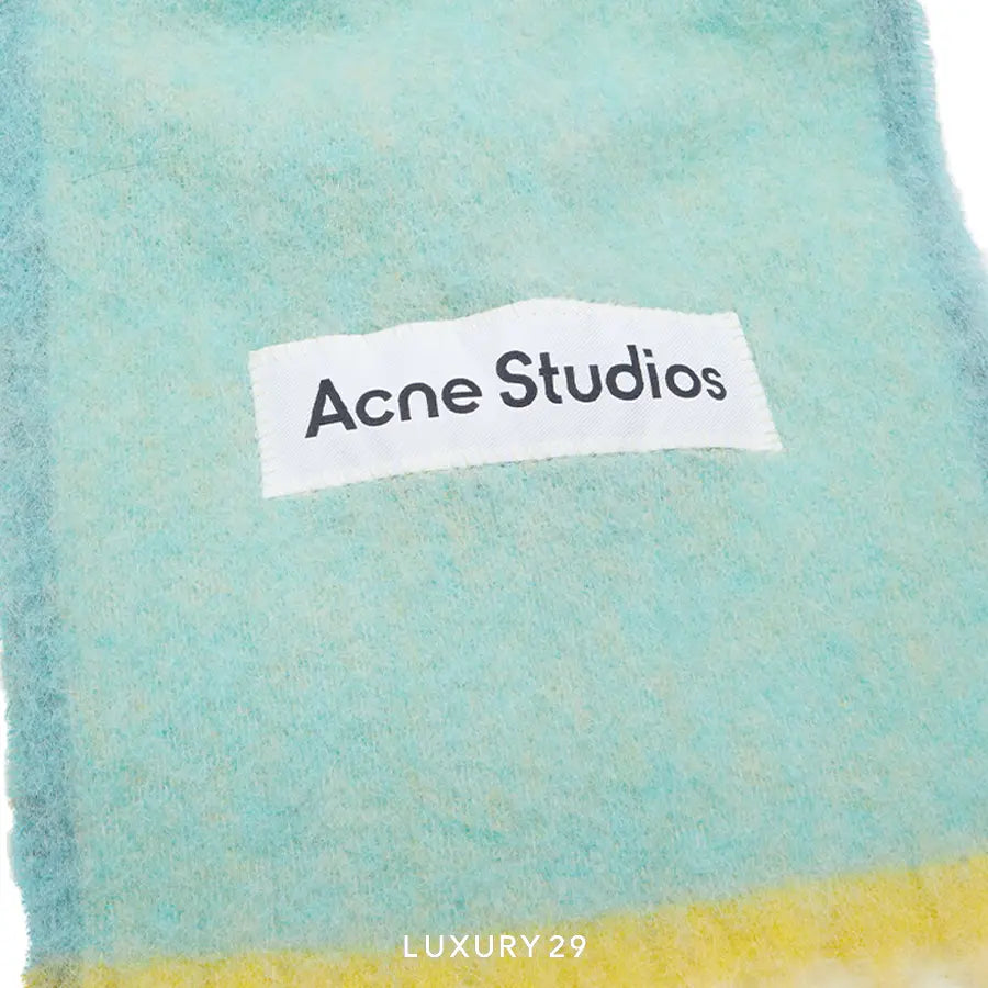Acne Studios Wool Mohair Scarf Light Blue ACNE STUDIOS