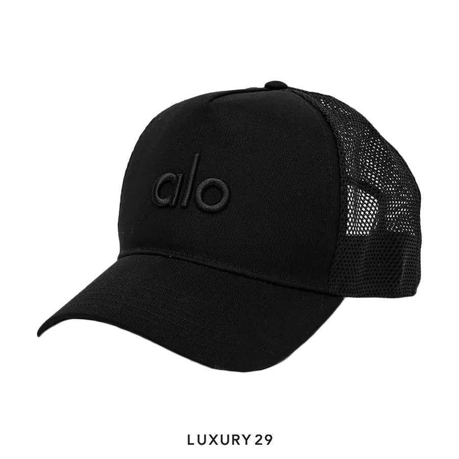 Alo DISTRICT TRUCKER HAT Black ALO