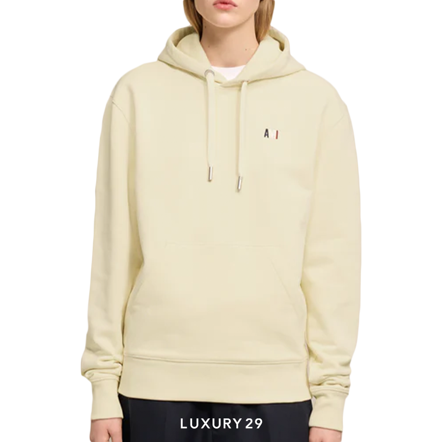 Ami Bleu Blanc Rouge Hoodie OFF WHITE AMI