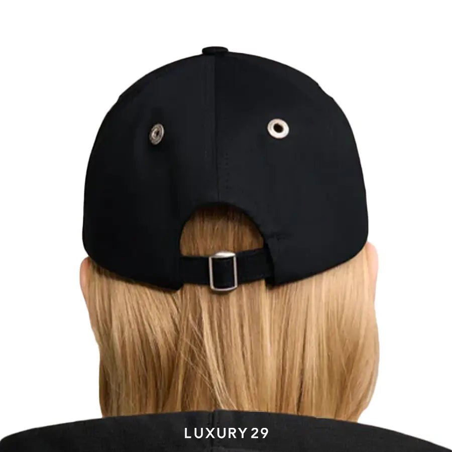 Ami Embroidery Cap BLACK AMI