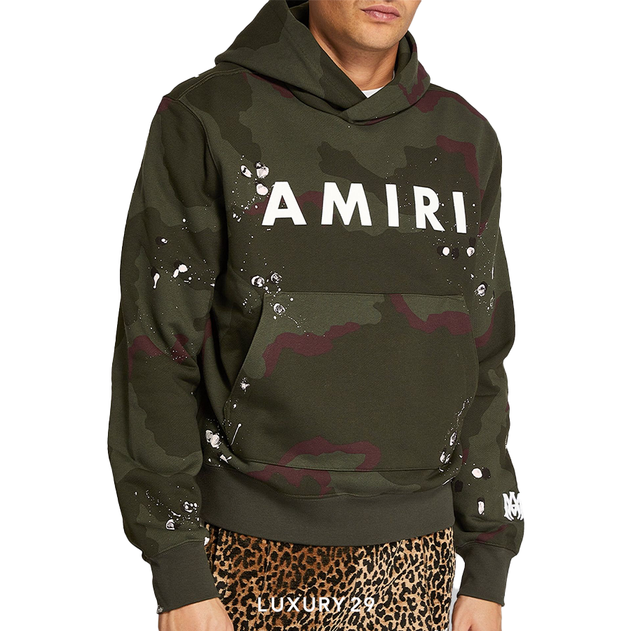 Amiri Army Logo Hoodie 'Camo' AMIRI
