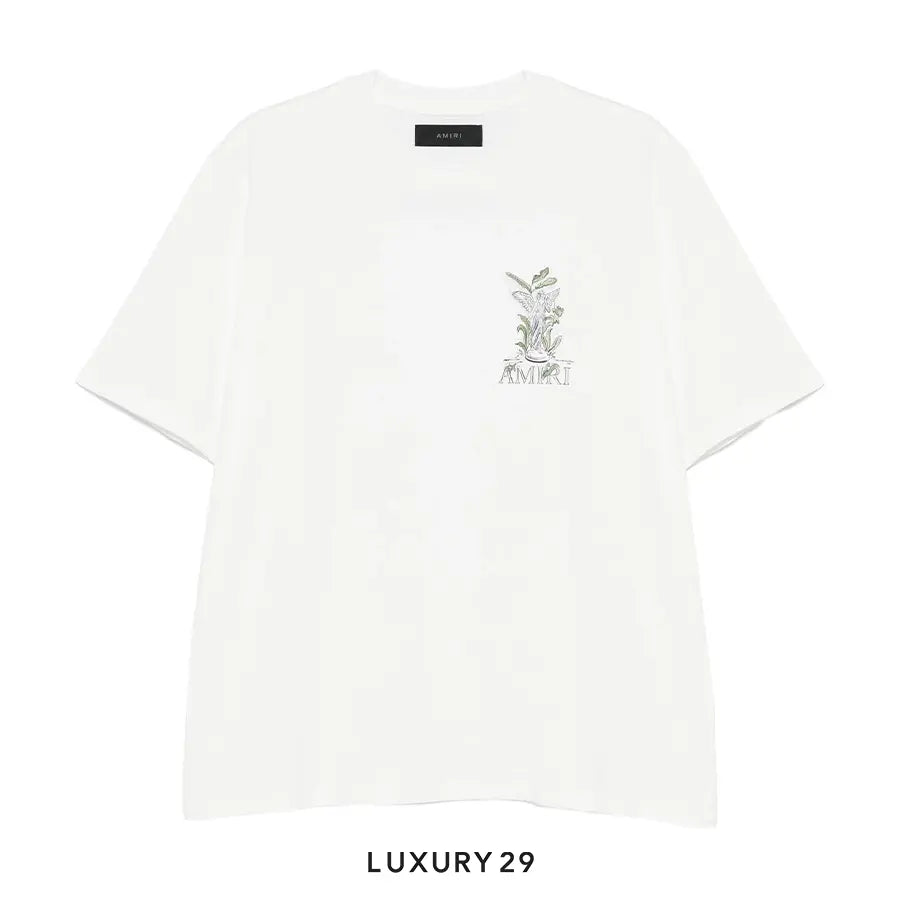 Amiri Garden-print T-shirt White