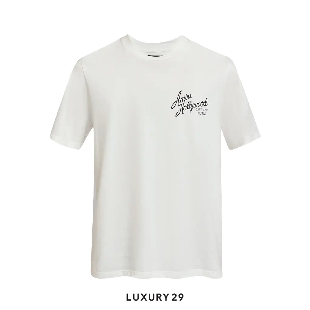 Amiri Hollywood Tee Ivory