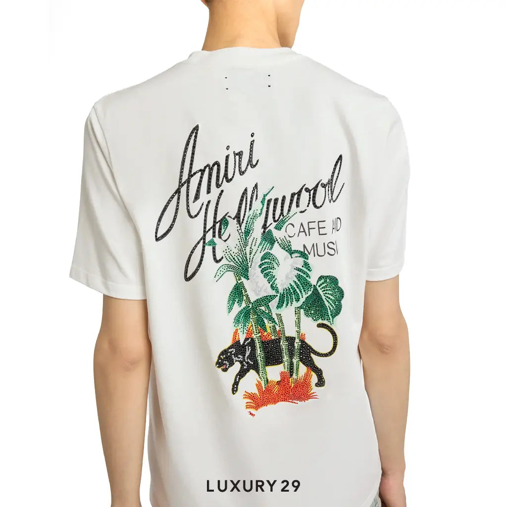 Amiri Hollywood Tee Ivory AMIRI