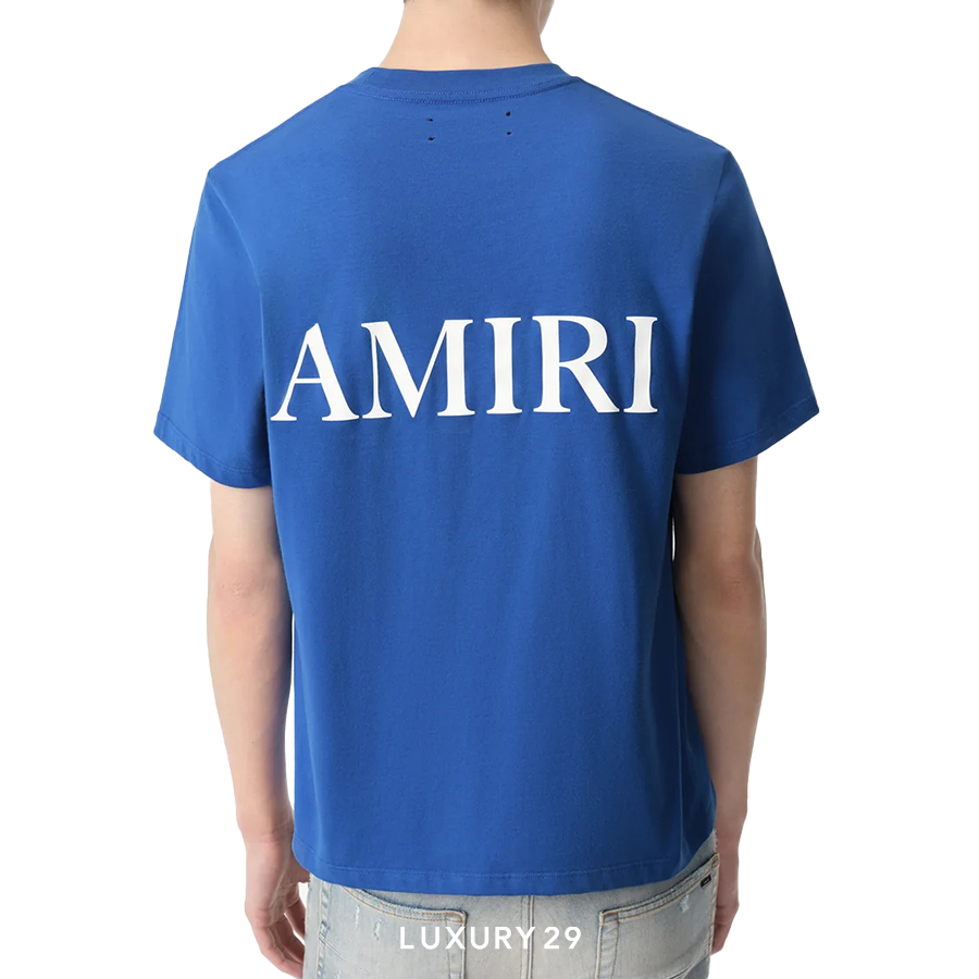 Amiri MA CORE LOGO TEE BLUE AMIRI