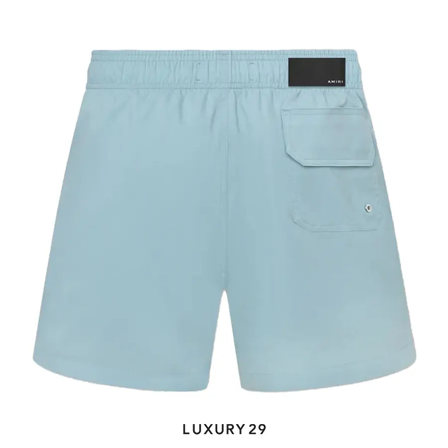 Amiri Starburst Swim Trunk Dusty Blue AMIRI