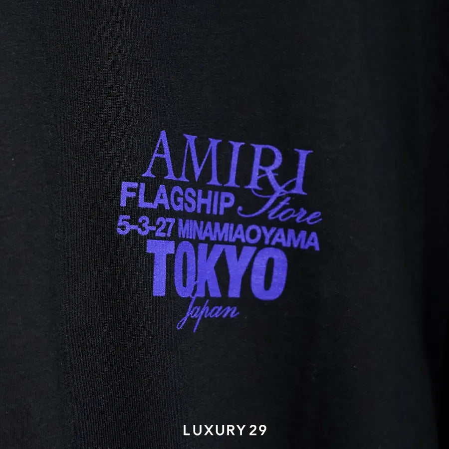Amiri x Tokyo Tee Black/Purple AMIRI