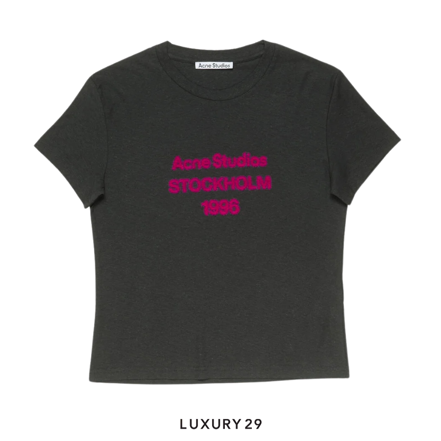 Ance Studios Logo t-shirt - Year of the Horse Black(S, Black) ACNE STUDIOS Luxury29