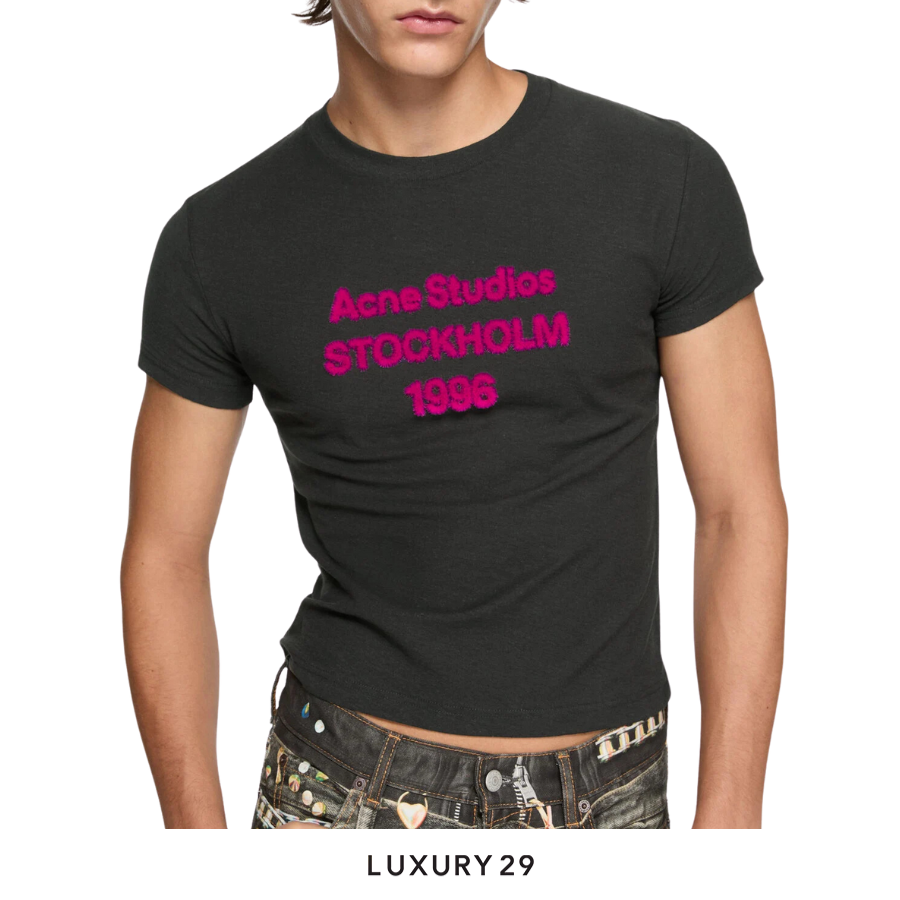 Ance Studios Logo t-shirt - Year of the Horse Black(S, Black) ACNE STUDIOS Luxury29