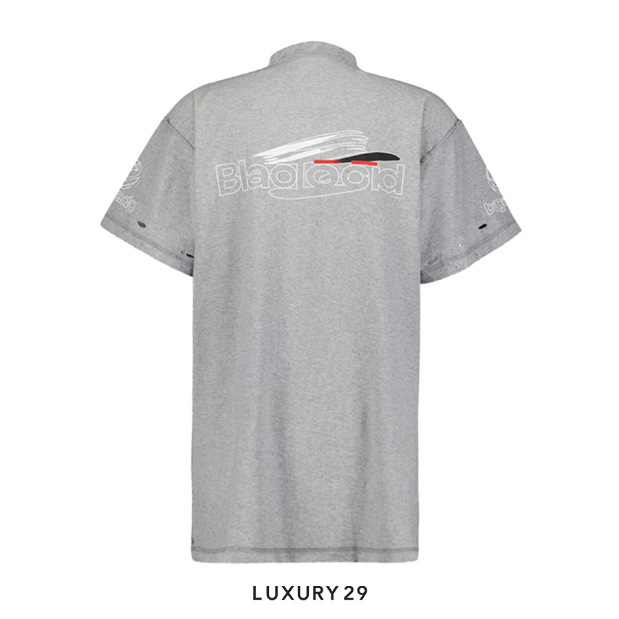 Balenciaga AI-Generated Logo T-Shirt Grey BALENCIAGA