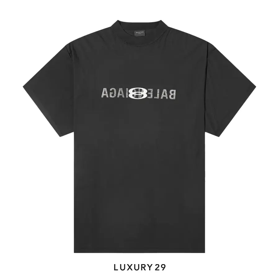 Balenciaga Inside Out T-Shirt Faded Black