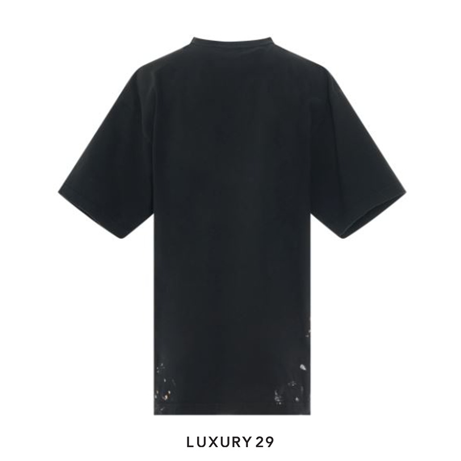 Balenciaga Large Fit T-Shirt 'Washed Black' BALENCIAGA