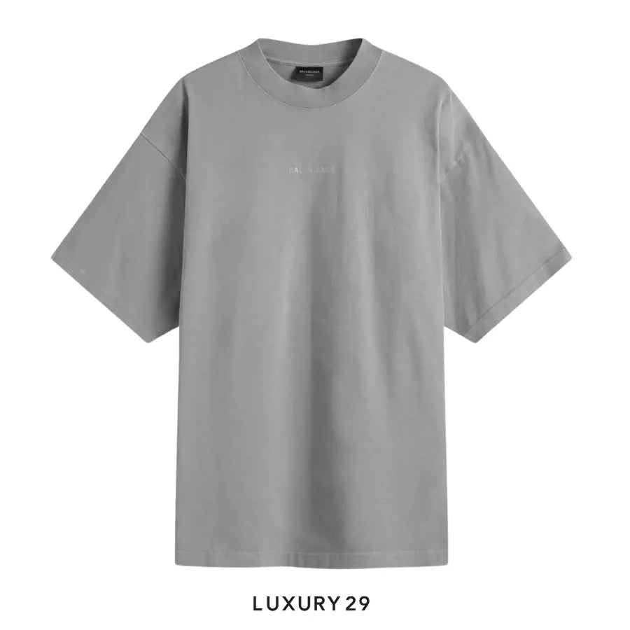 Balenciaga Men’s BB Back Reflective Medium Fit T-Shirt Grey/Reflective BALENCIAGA Luxury29
