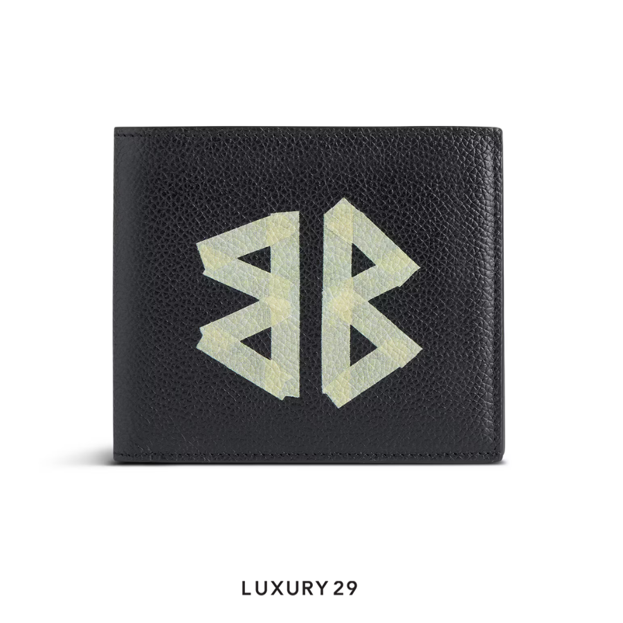 Balenciaga Men's Cash Square Folded Wallet in Black BALENCIAGA