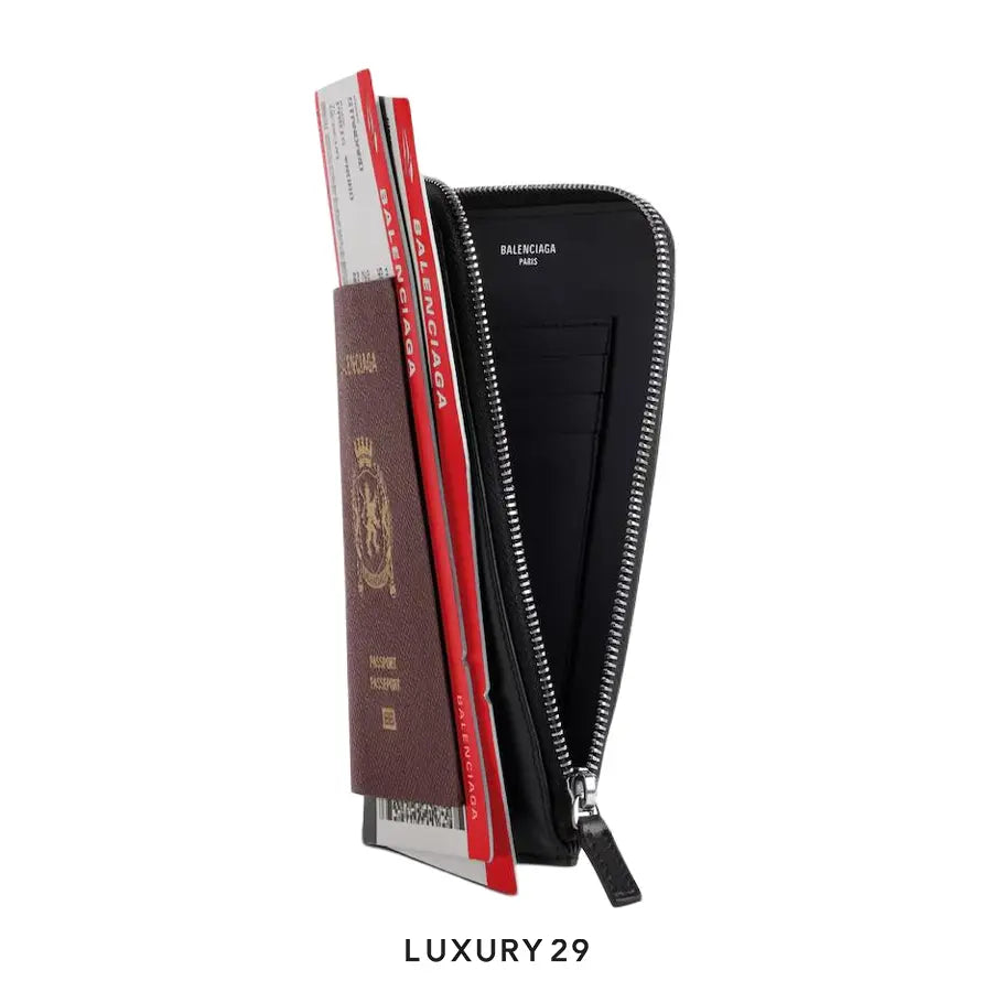 Balenciaga Men's Passport Phone Holder in Brown BALENCIAGA