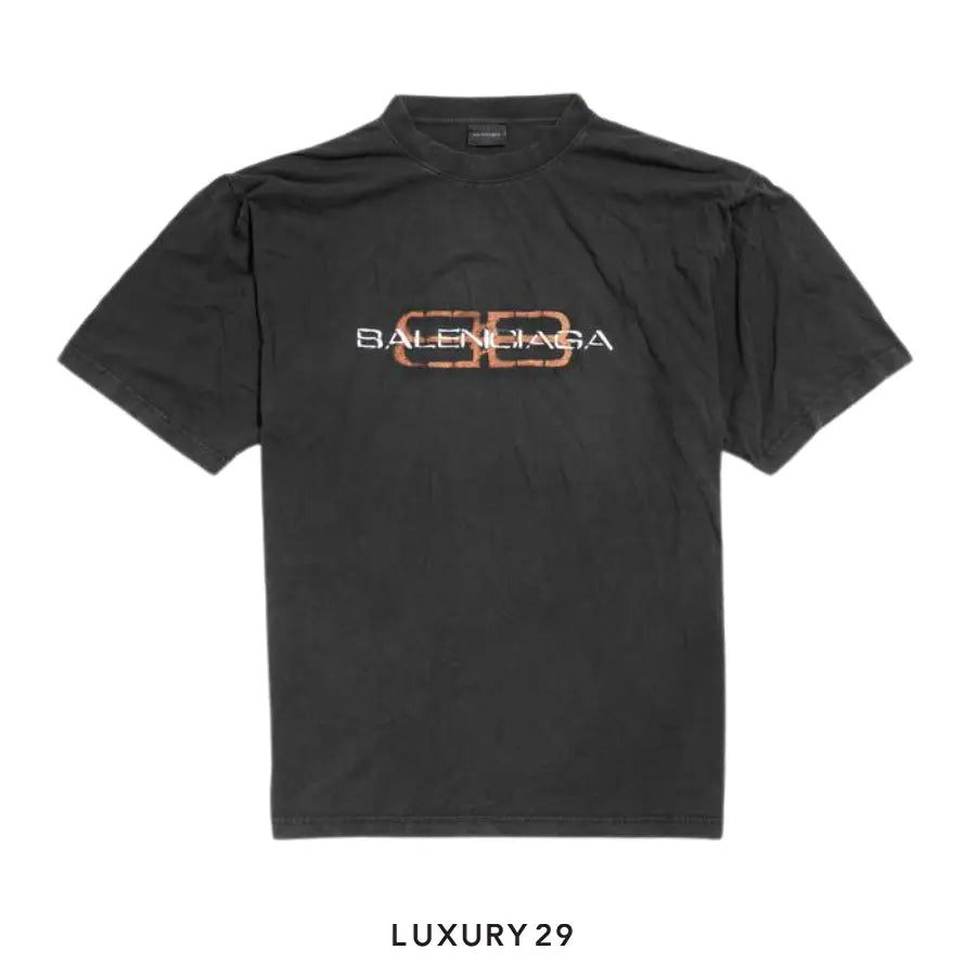 Balenciaga Political Campaign Inside-out T-shirt Large Fit in Faded Black BALENCIAGA Luxury29