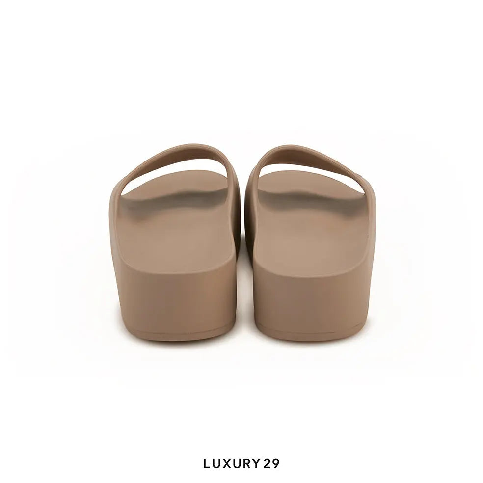 Balenciaga Wmns Chunky Slides Brown BALENCIAGA