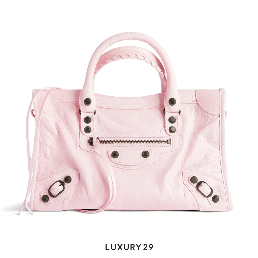 Balenciaga Women's Le City Small Bag in Light Pink