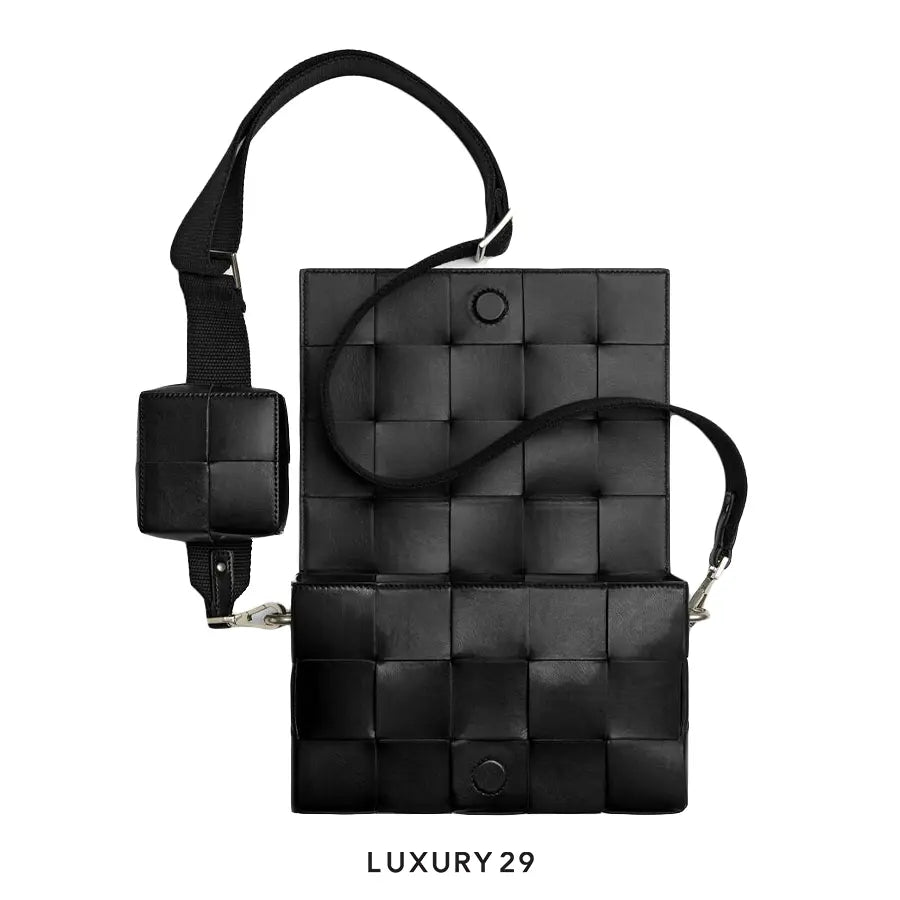 Bottega Veneta Cassette With Versatile Strap Black BOTTEGA VENETA