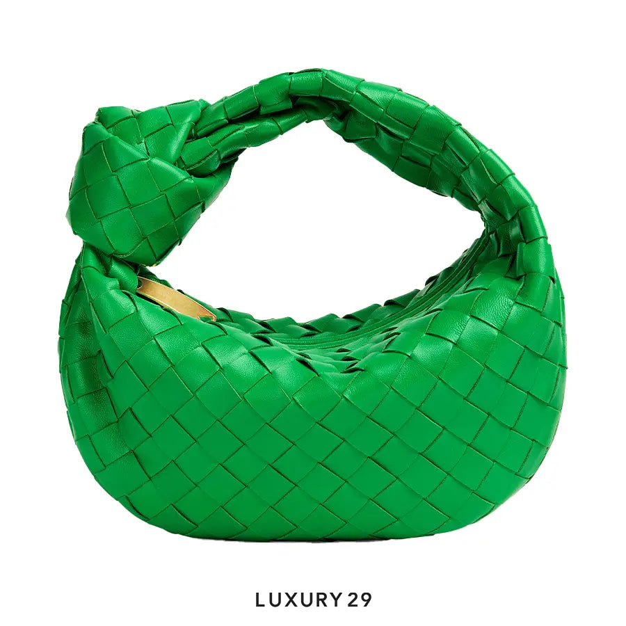 Bottega Veneta Mini Jodie in Green Gold Hardware