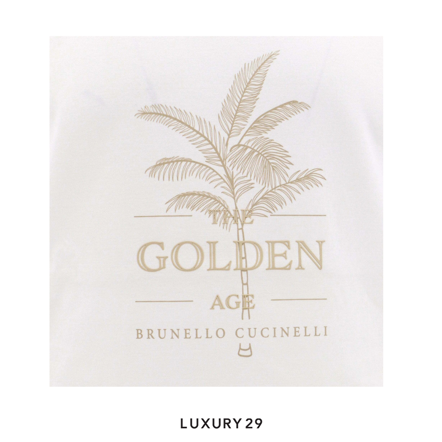 Brunello Cucinelli T-Shirt Mens White BRUNELLO CUCINELLI