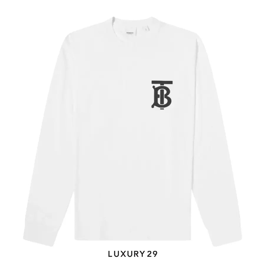 Burberry Atherton TB logo Long sleeve t-shirt White