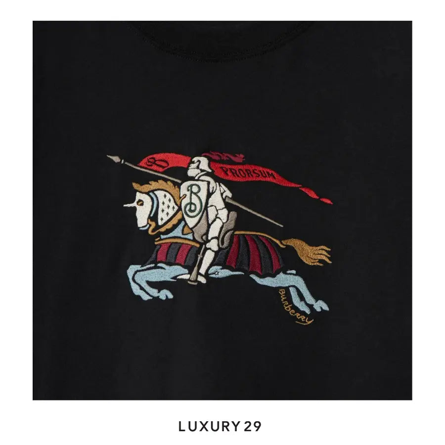 Burberry EKD Cotton T-shirt Black