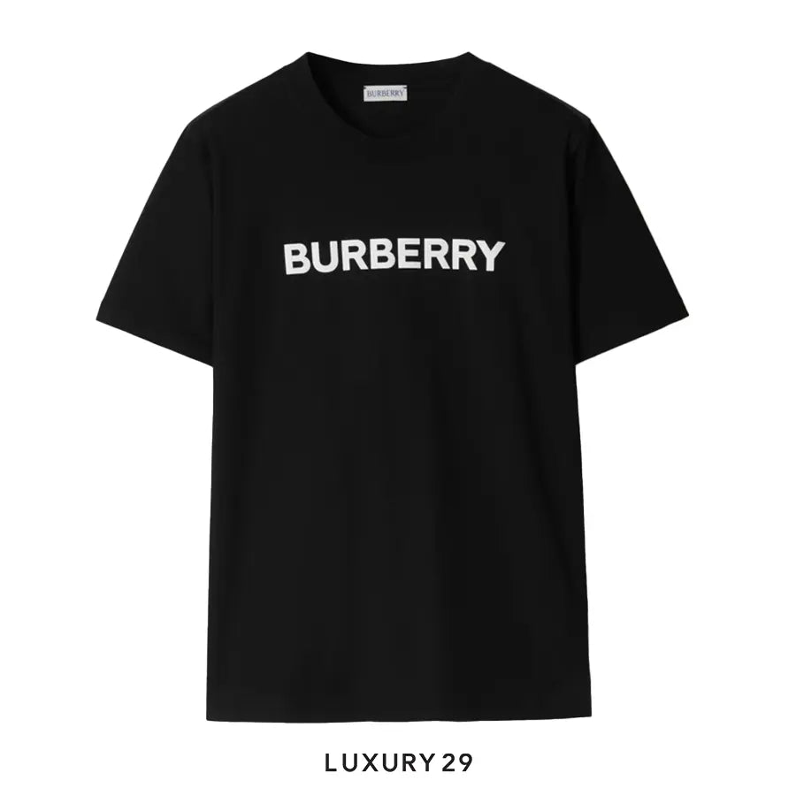 Burberry Logo Cotton T-shirt Black