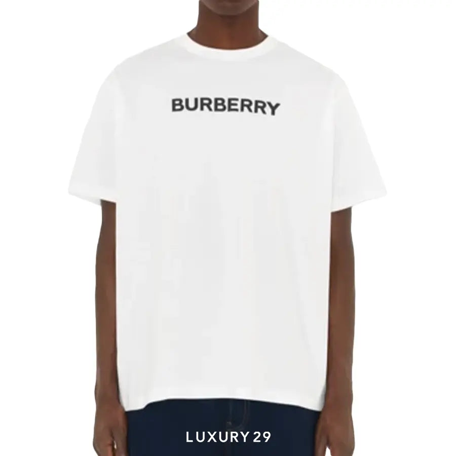 Burberry Logo print Cotton T-shirt White BURBERRY