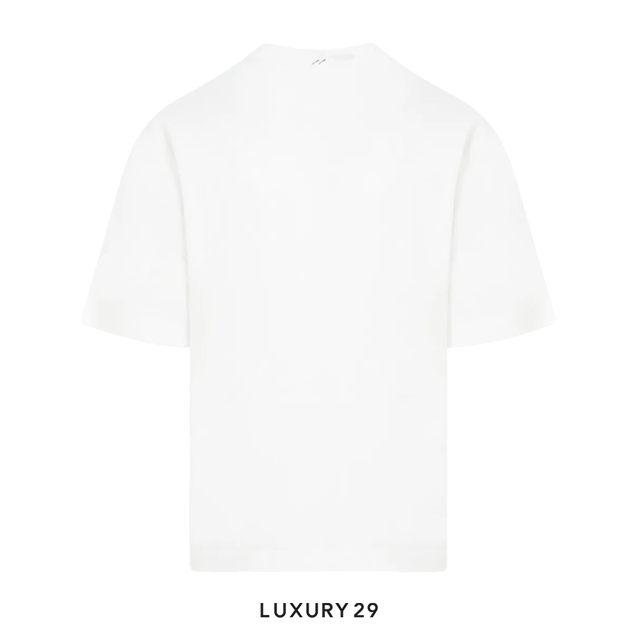 Burberry Logo Cotton T-shirt in Rain BURBERRY