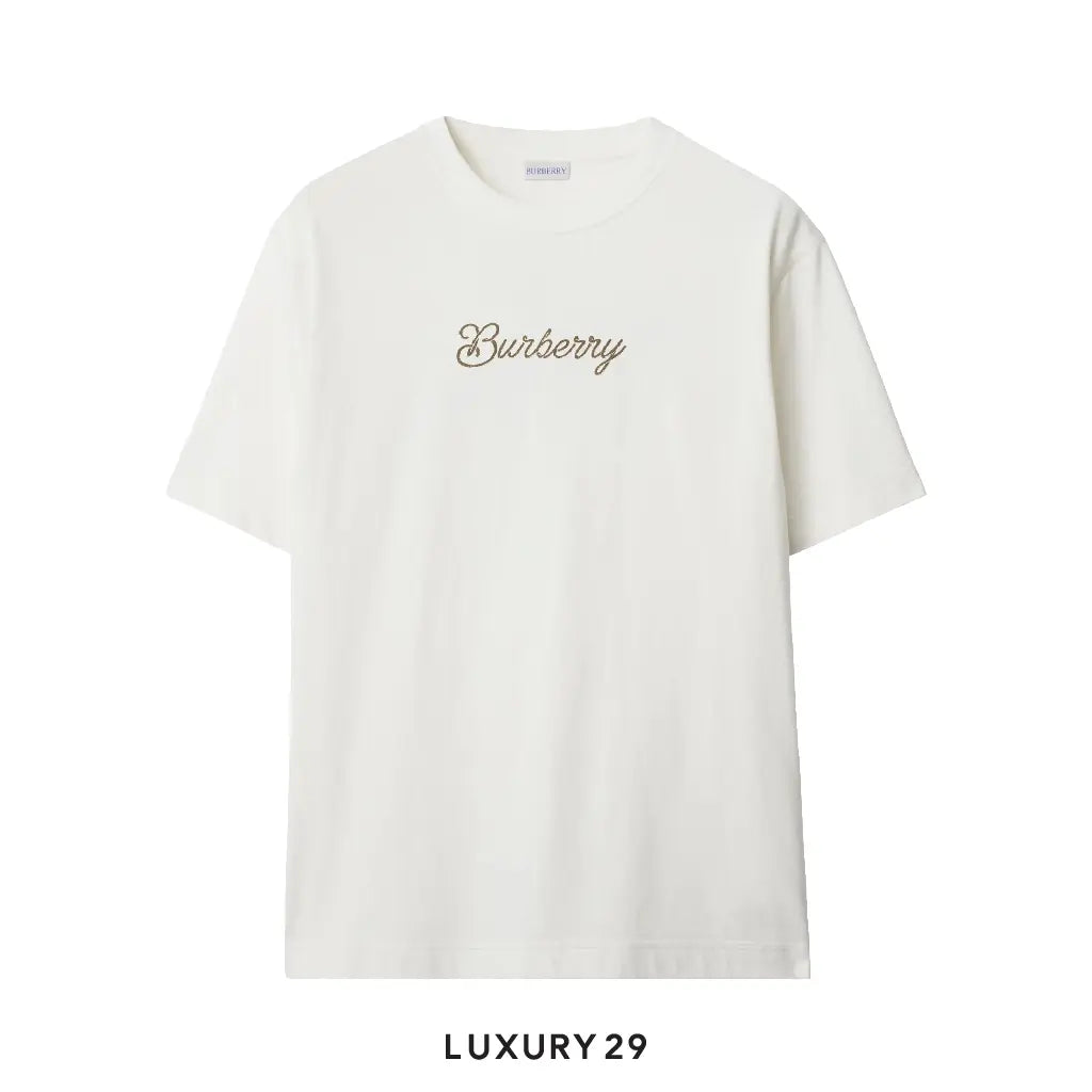 Burberry Surfer Knight Cotton T-shirt White