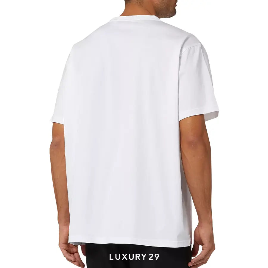Burberry White Zebra Eyes T-Shirt BURBERRY