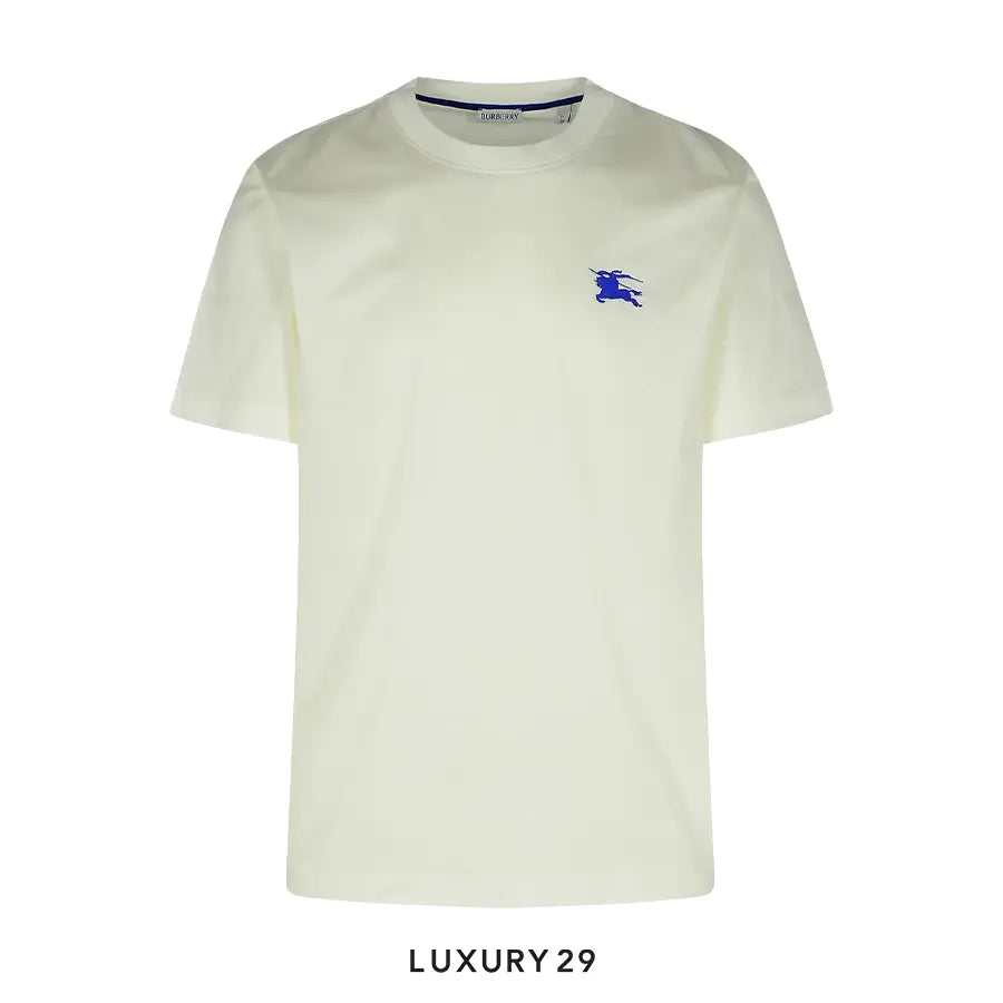 Burberry White logo T-shirt Cotton