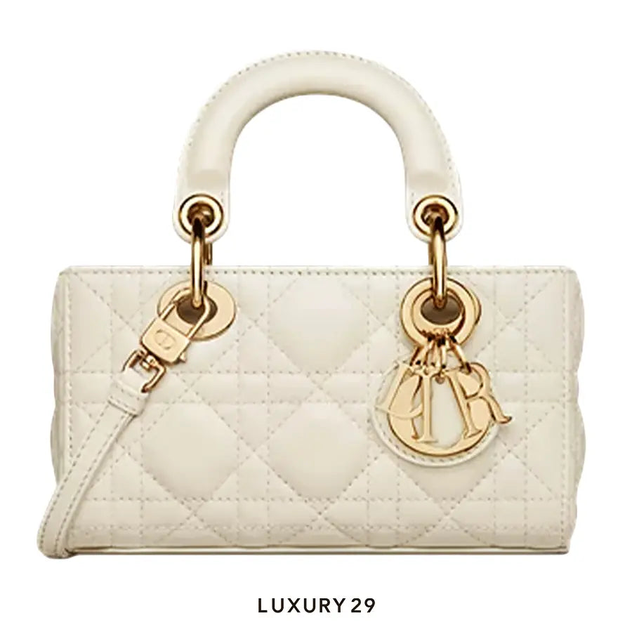 Dior Lady D-Joy Micro Bag Latte Cannage Lambskin