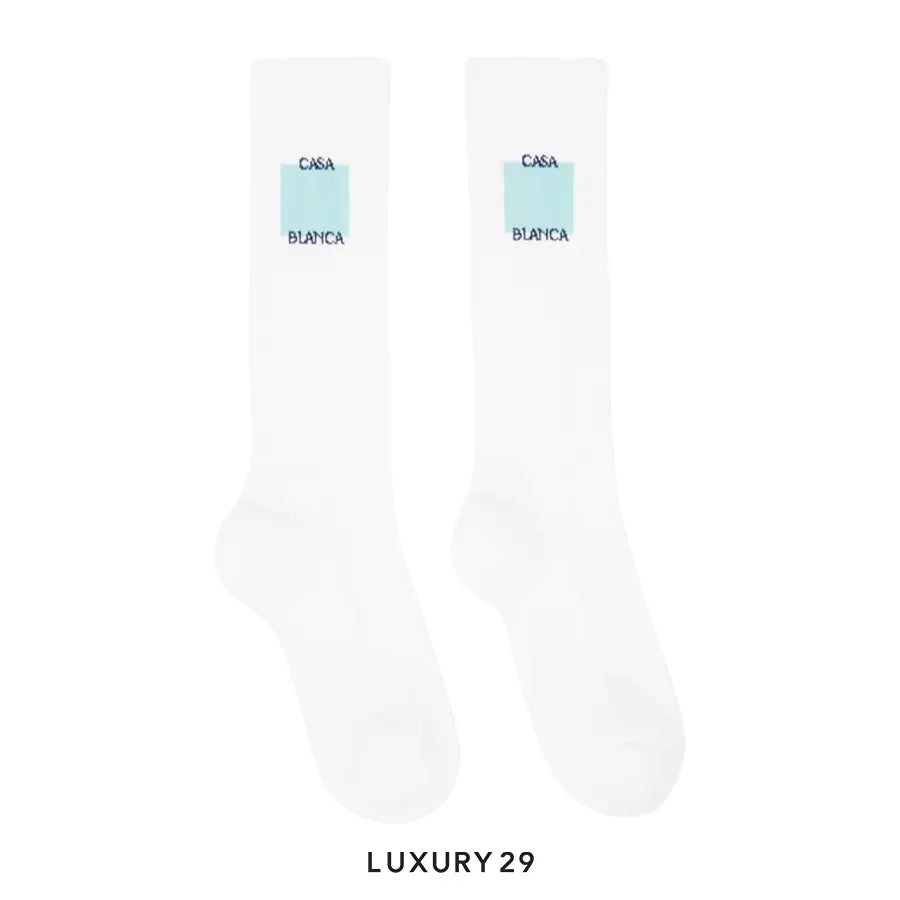 CASABLANCA Casa Sport Socks White CASABLANCA Luxury29