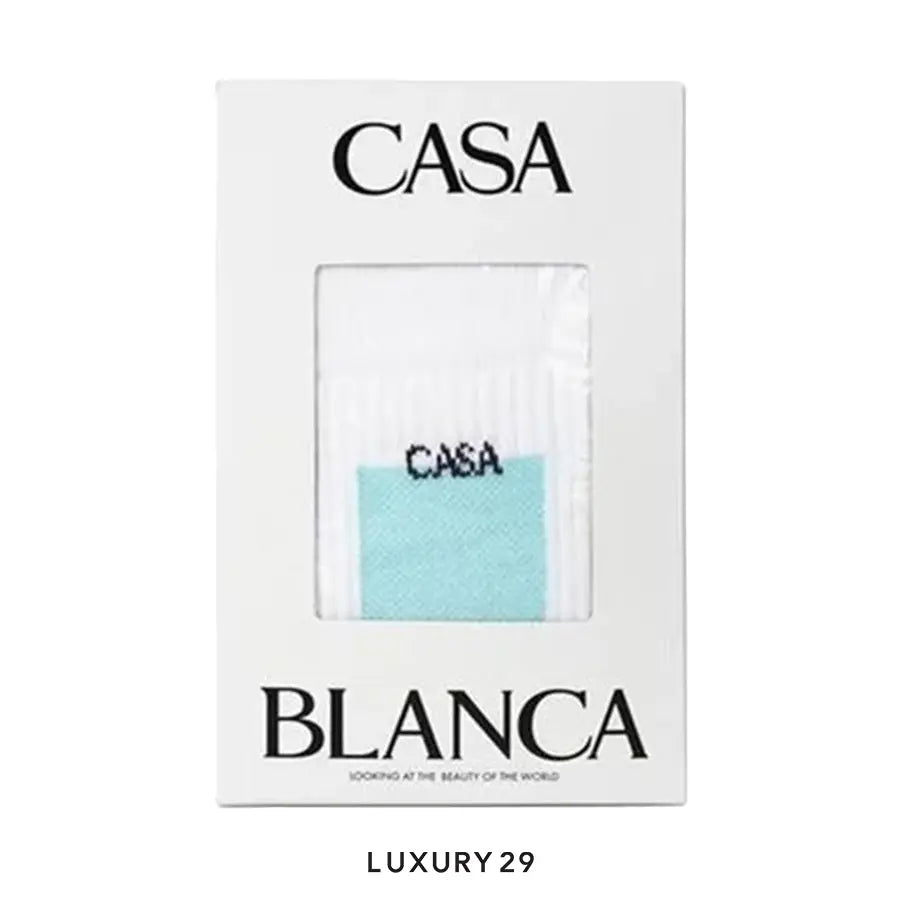 CASABLANCA Casa Sport Socks White CASABLANCA Luxury29