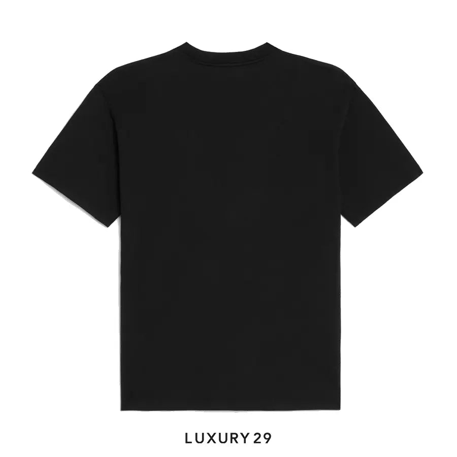 CELINE LOOSE LE PALACE T-SHIRT IN COTTON JERSEY BLACK/LEOPARD/ZEBRE/TIGRE CELINE