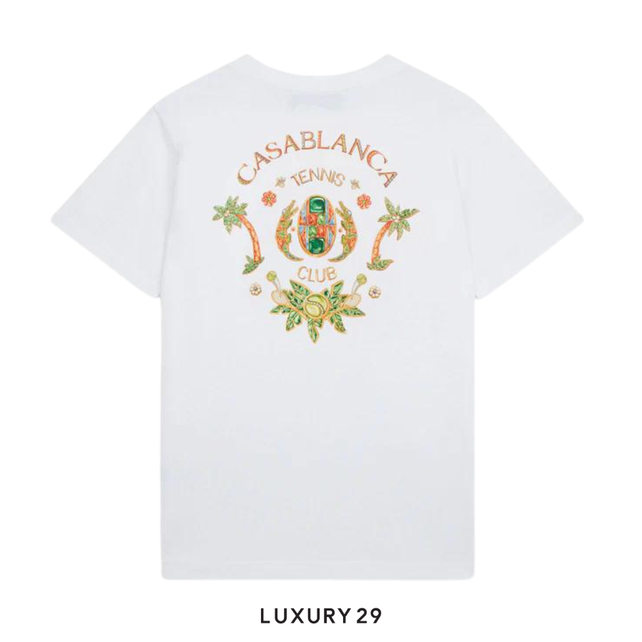 Casablanca Joyaux D'Afrique Tennis Club T-Shirt white CASABLANCA