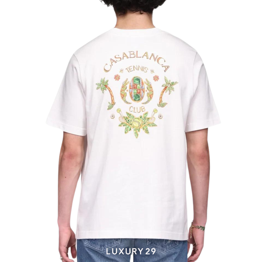 Casablanca Joyaux D'Afrique Tennis Club T-Shirt white CASABLANCA