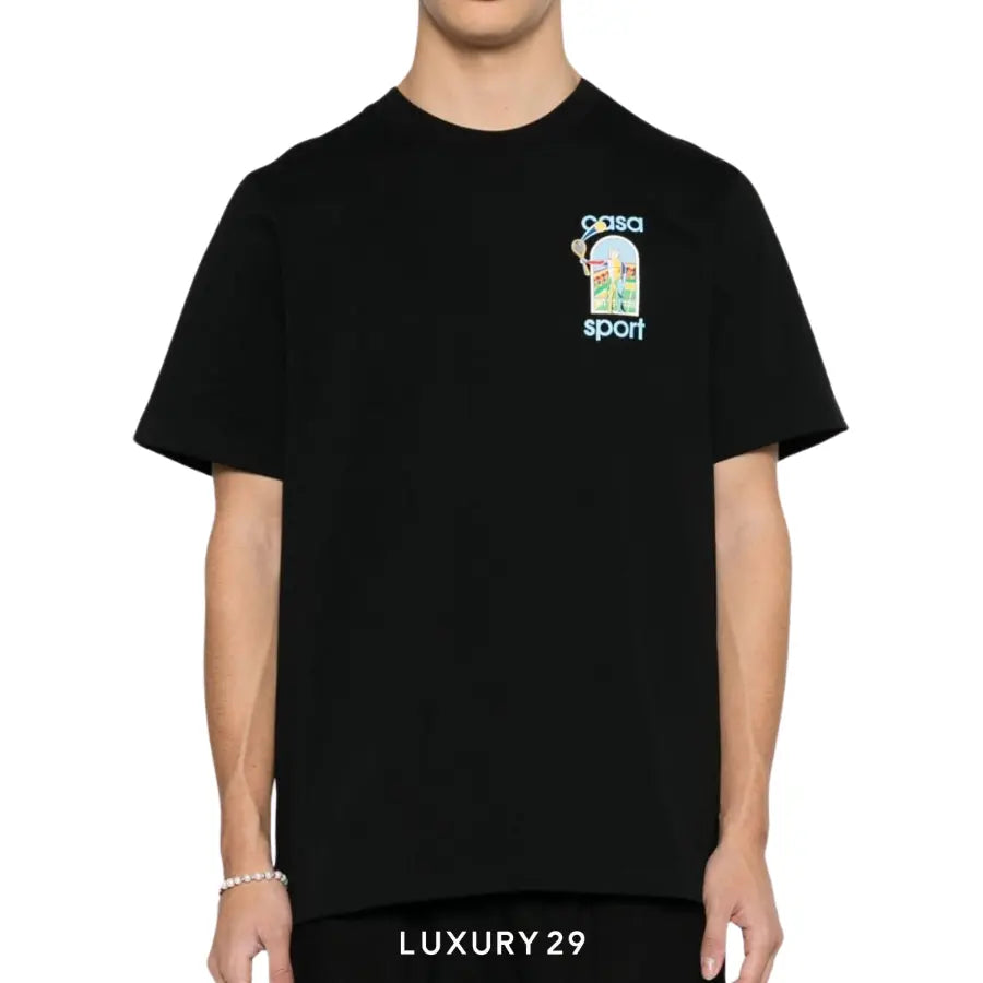 Casablanca Le Jeu T-Shirt black CASABLANCA