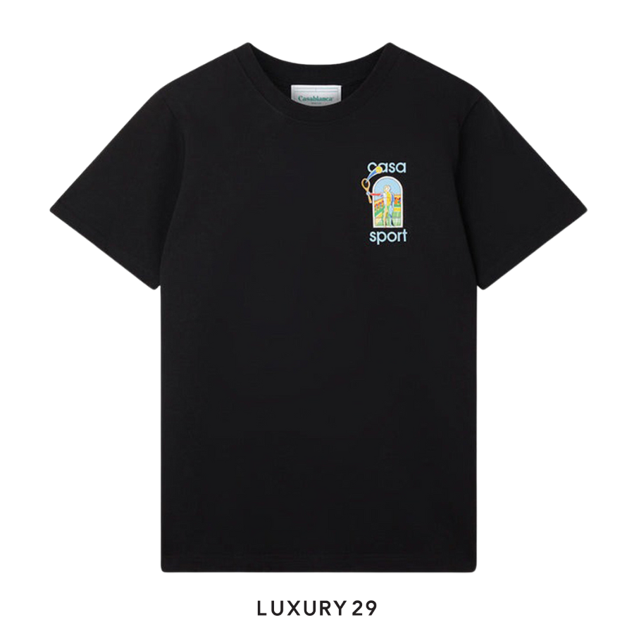Casablanca Le Jeu Colore T-Shirt black CASABLANCA