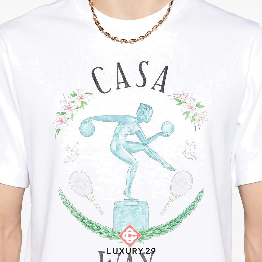 Casablanca Statue En Marbre Tee White CASABLANCA