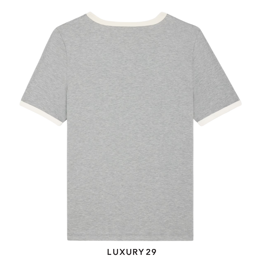 Celine anchor 70s t-shirt in cotton jersey Grey CELINE