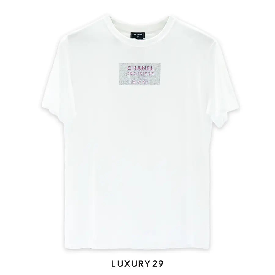 Chanel 23c Croisiere Miami White Crystal