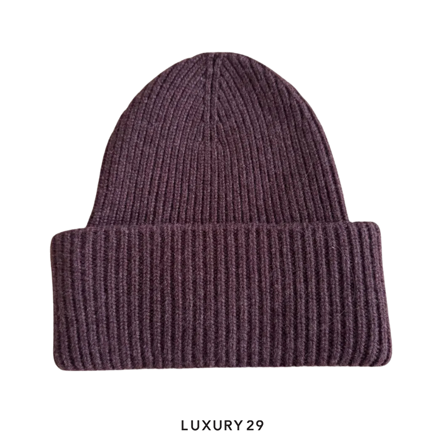 Chanel Bere Beanie Burgundy CHANEL