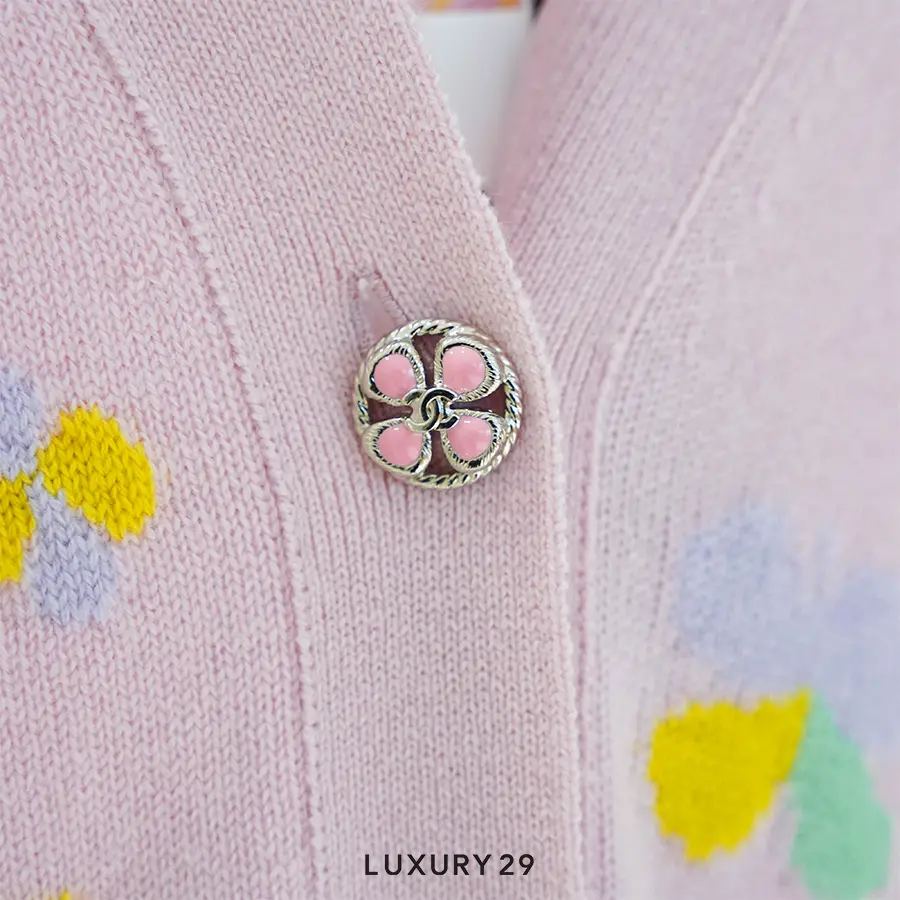 Chanel CARDIGAN Cashmere Pink CHANEL Luxury29